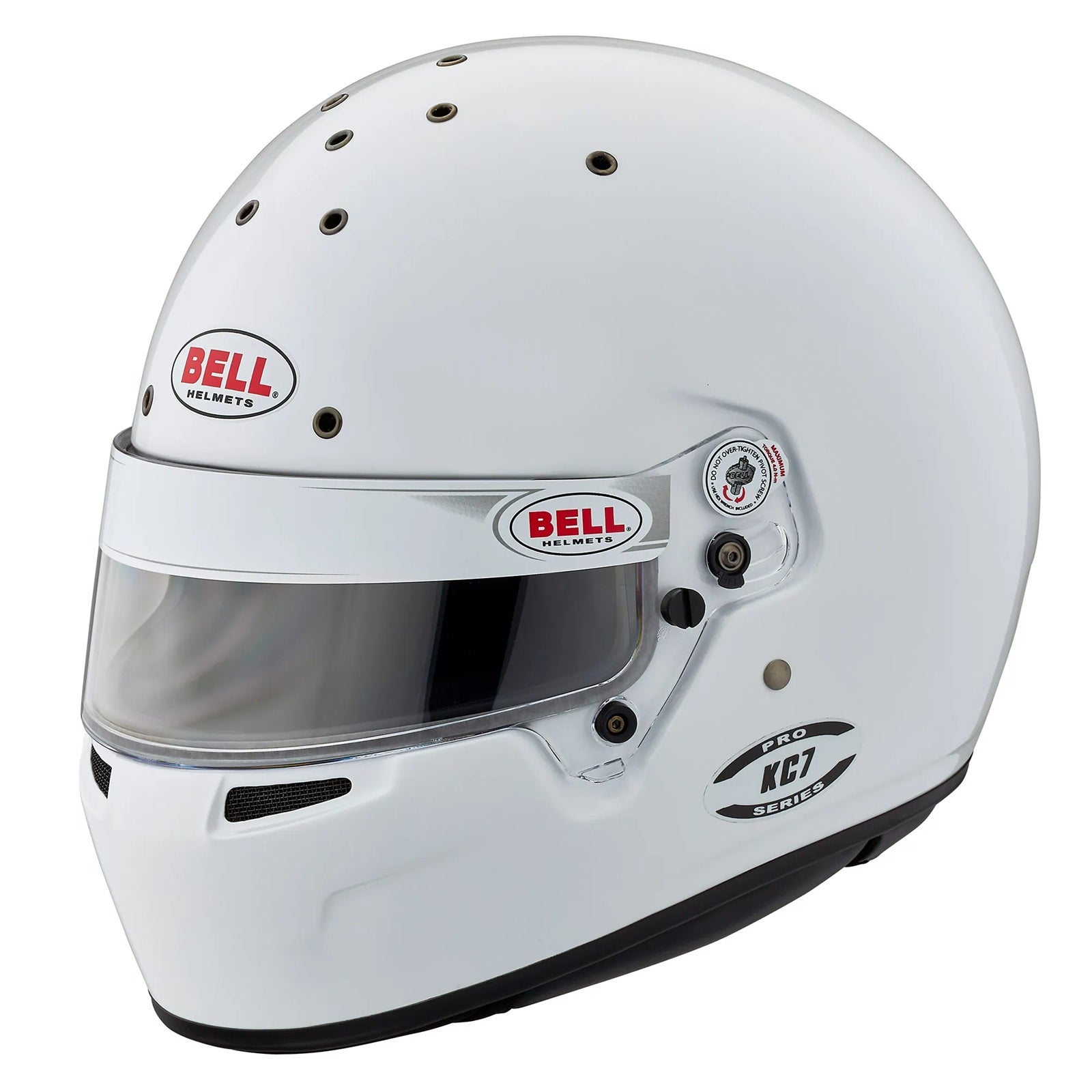 Bell KC7-CMR Youth Karting Helmet - Snell-FIA CMR, White