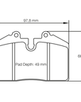 Pagid 1203 Pads - Saferacer
