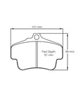 Pagid 2405 Pads - Saferacer