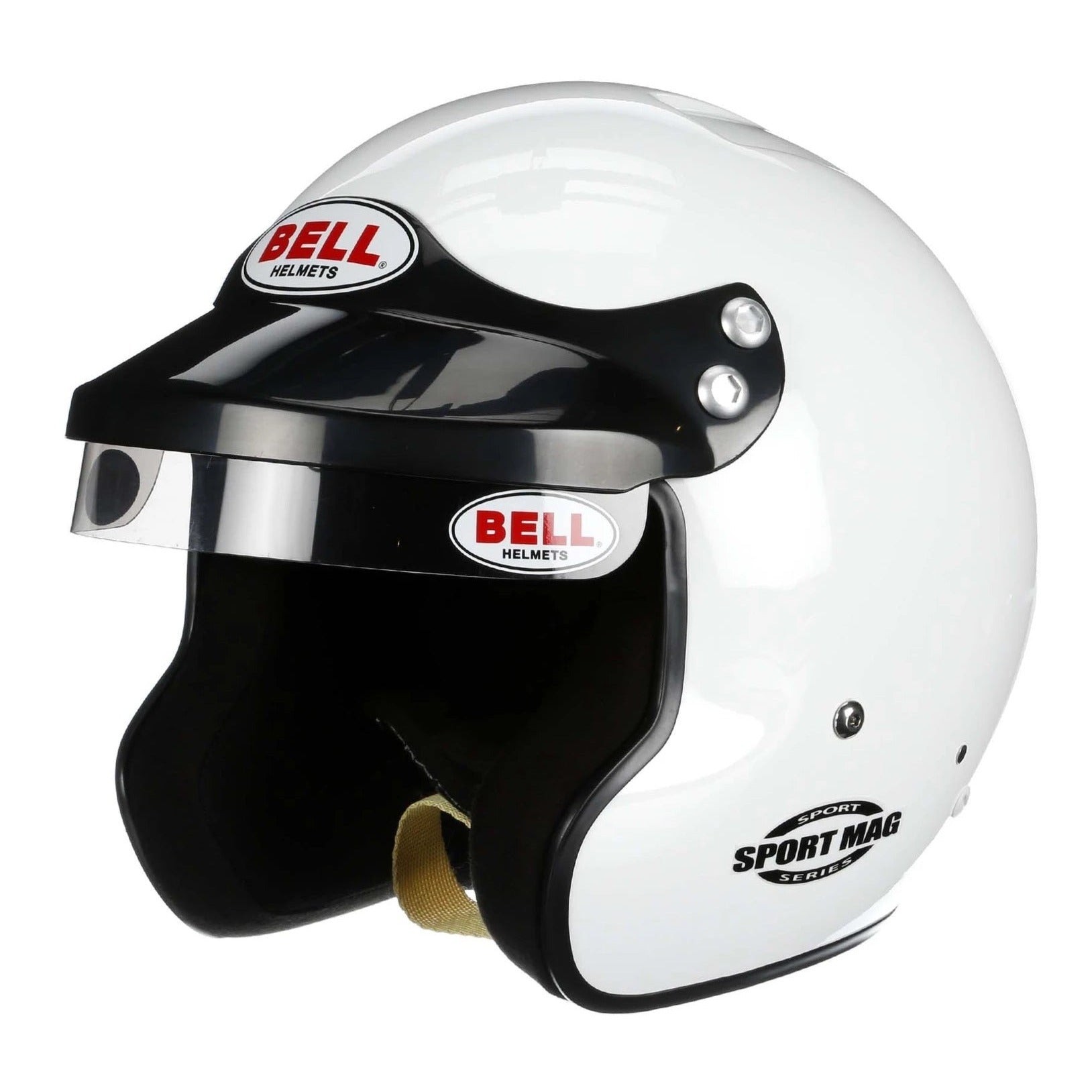 bell 2005 helmet Bell SPORT MAG Open Face Helmet - Snell SA2020, Snell SA2020 | White