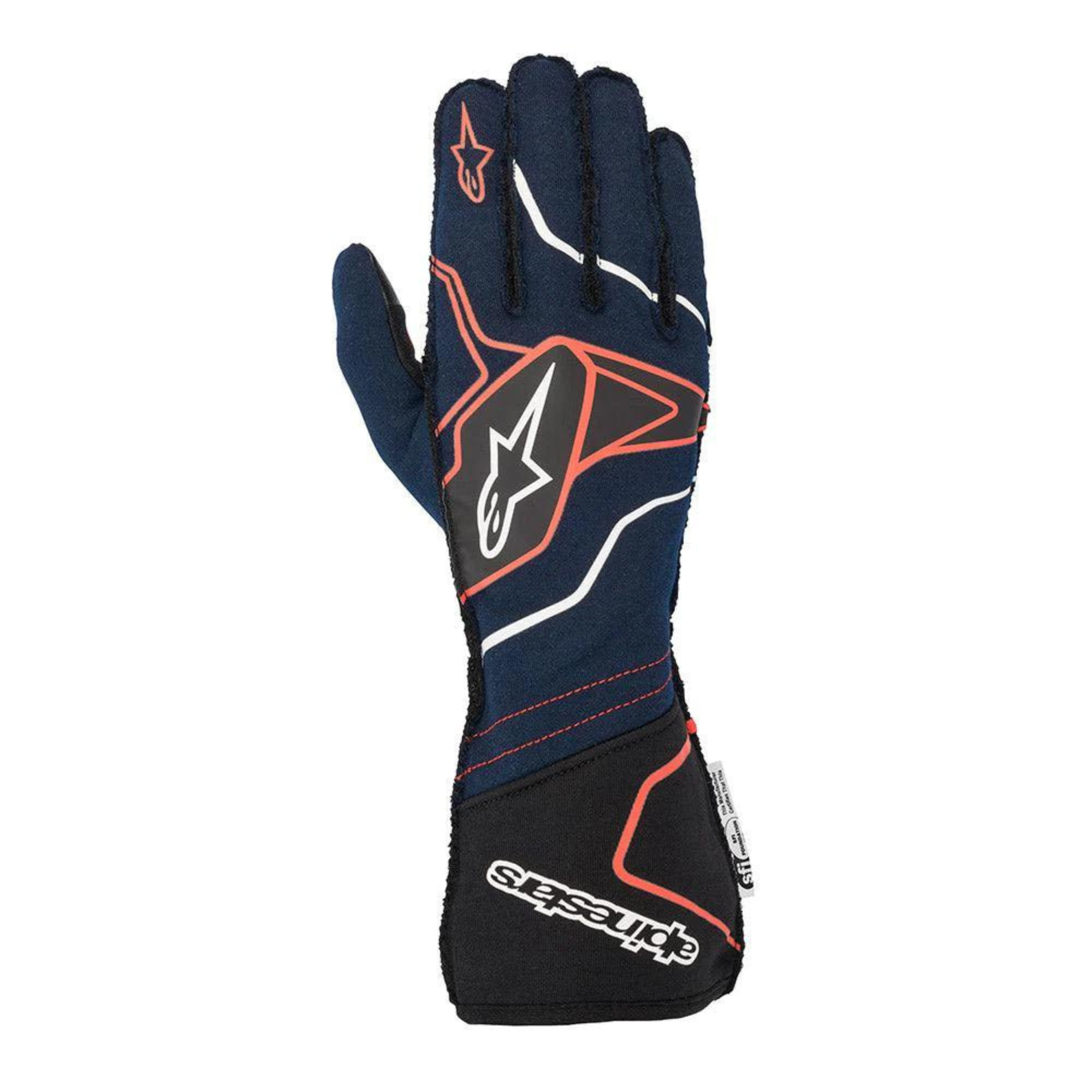 Alpinestars TECH-1 ZX V2 Rennhandschuh – SFI-zertifiziert, Mit Touch-Funktion & Latex-Innenhand