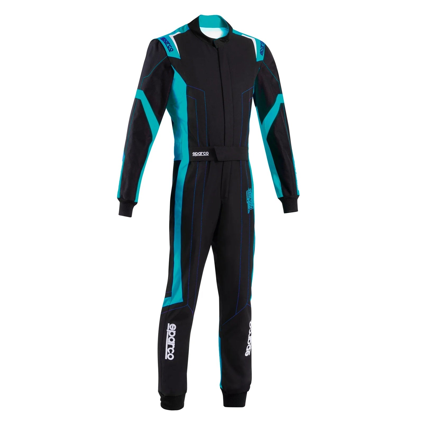 SparcoThunderSuitBlack_Blue. SparcoThunderSuitBlack_Blue.